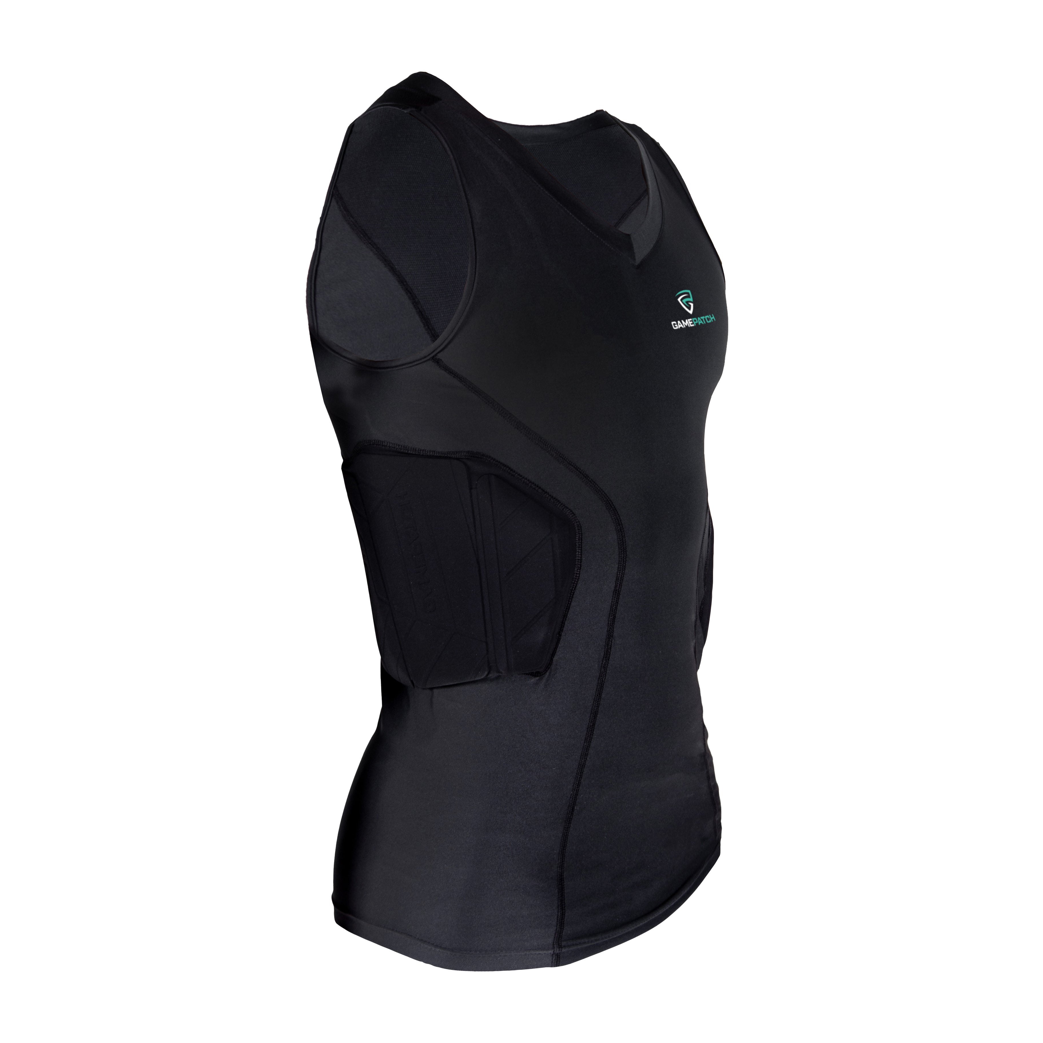 Padded Compression Shirt/ Sleeveless - Free head tie with purchase